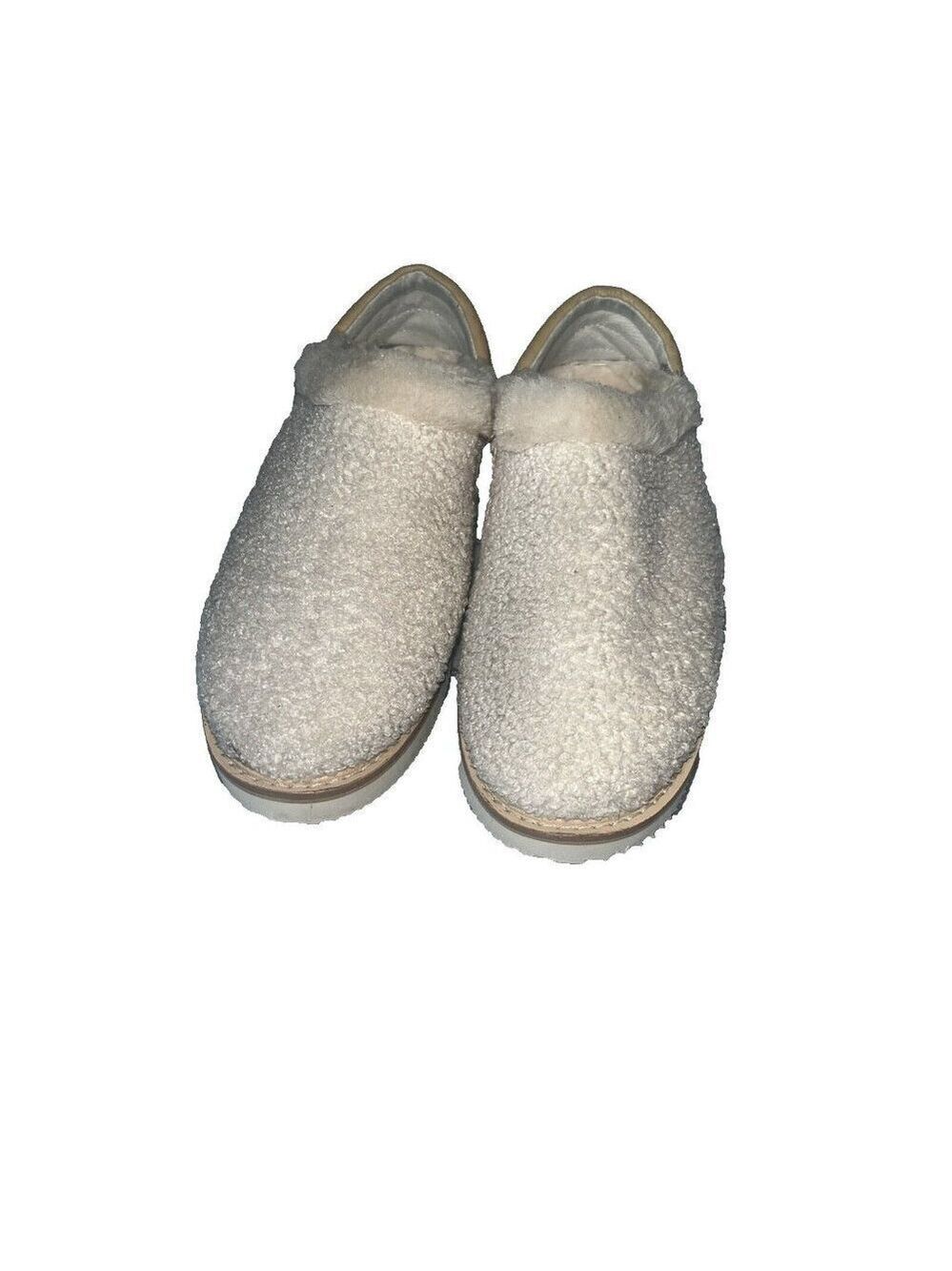 SANUK COZY VIBE LOW SUGAR MAT SHEARLING SLIPPER SHOES  Size 8